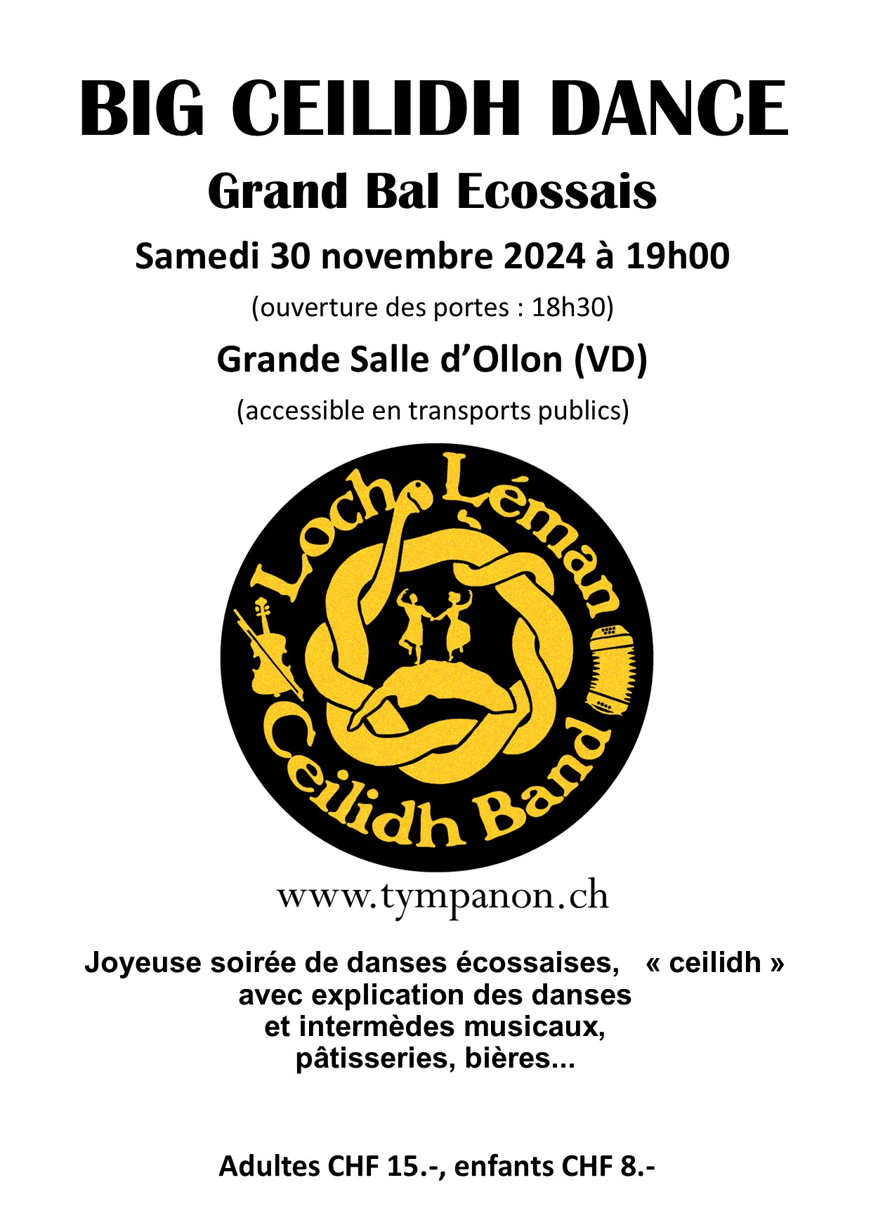 Affiche Xmas Ceilidh 2024